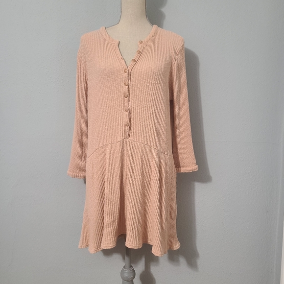 Free People Beach‎ Blossom Button Up Mini Dress Size XS - Picture 1 of 13